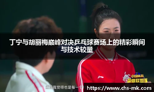 丁宁与胡丽梅巅峰对决乒乓球赛场上的精彩瞬间与技术较量